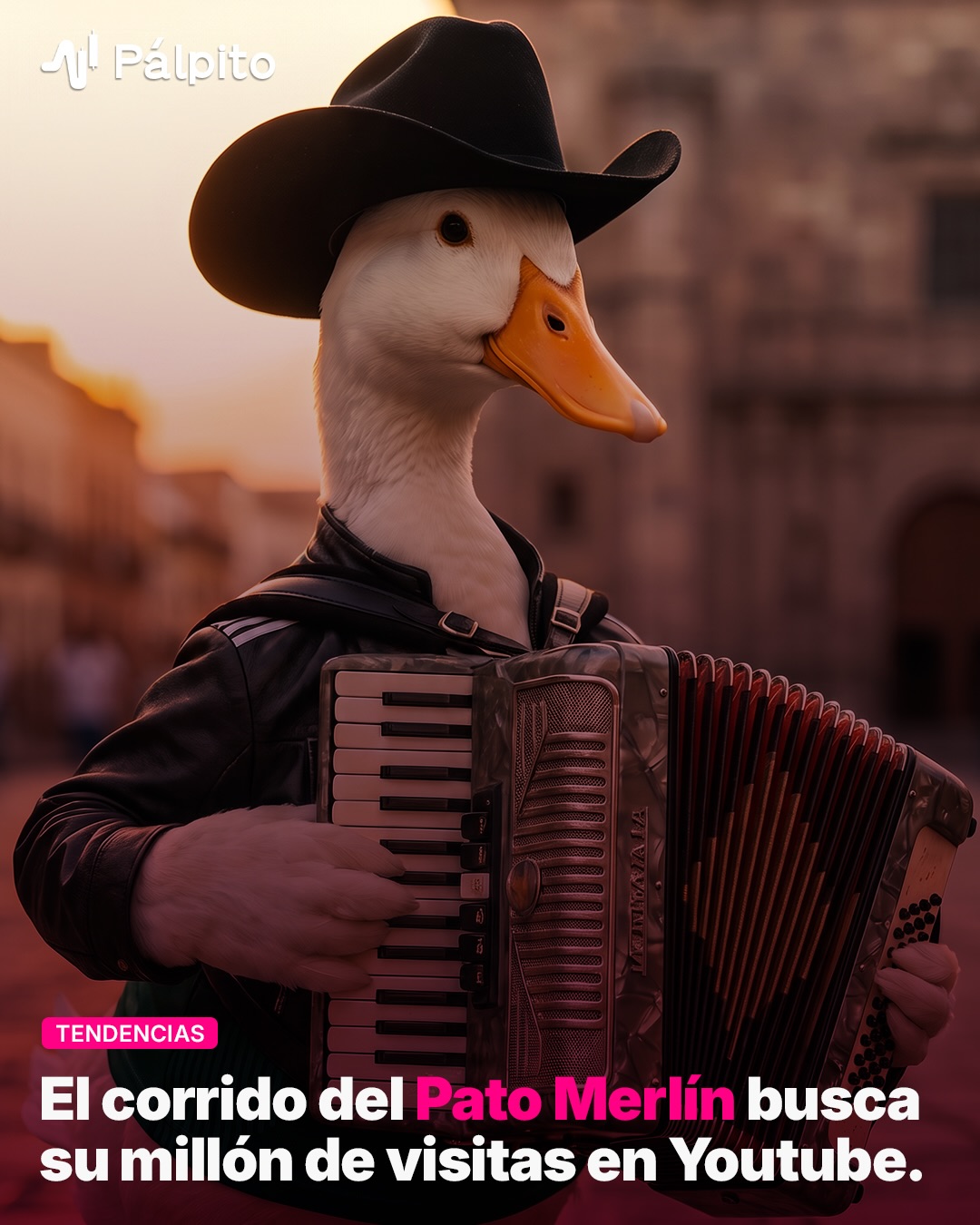 El Pato Merlín ya tiene corrido, y más de uno. Andan virales en TikTok, pero ninguno ha cruzado el millón de vistas en Y