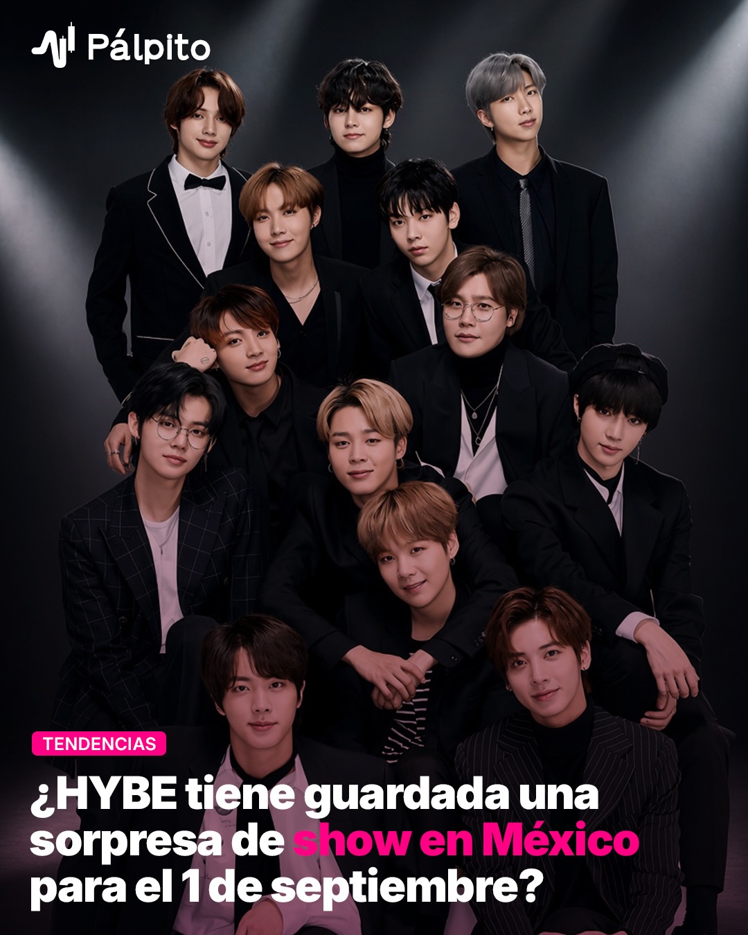 El fandom de HYBE en México es de los más grandes de la región, y el mercado le da 68% a que alguno de sus grupos ponga 