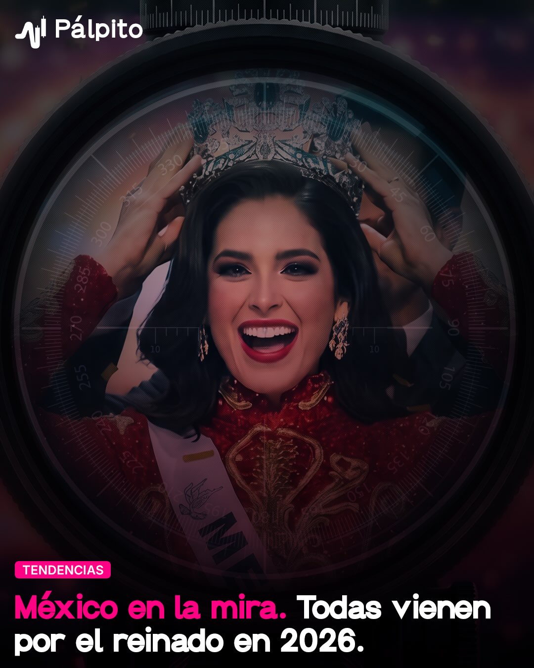 ¿Retiene México la corona de Miss Universo 2026? El mercado ya está abierto. Entra al link en la bio y pon a prueba tu p